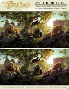 The Jungle Book Spot the Differences