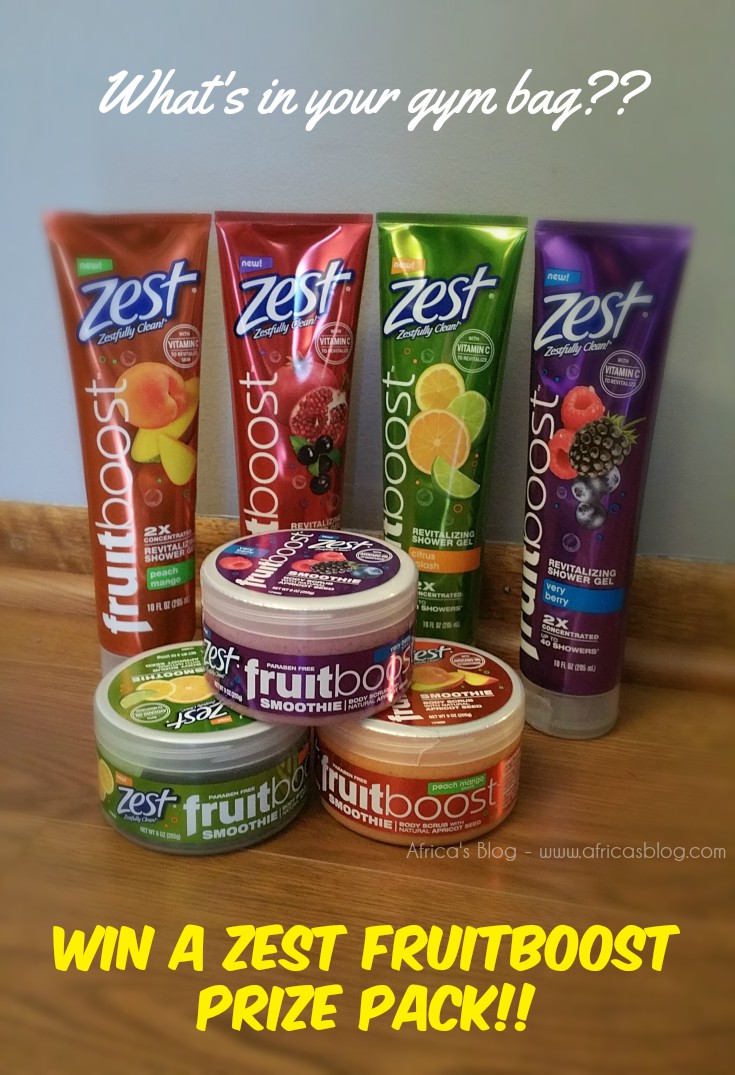 Zest Fruitboost Prize Pack Giveaway!!