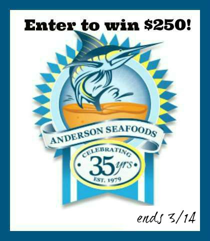 Celebrate St Patrick's Day with Anderson Seafoods - $250 Gift Card #Giveaway