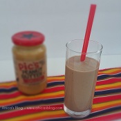 Chocolate Peanut Butter Smoothie - featured