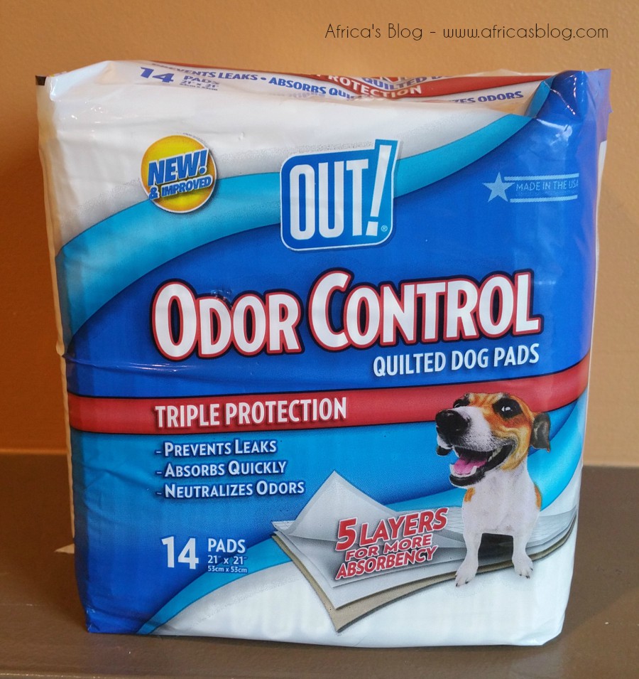 Cleaning up Pet Messes is a Breeze with OUT! dog pads