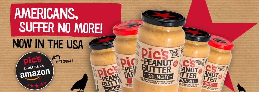 Pic's Peanut Butter - Really Good - now available in the USA