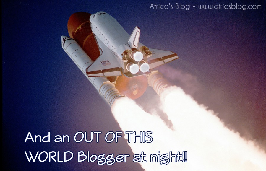 Why do I blog - And an OUT OF THIS WORLD Blogger at night!!