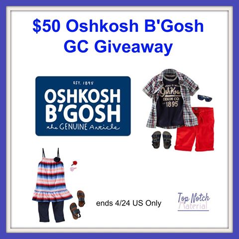Oshkosh B'Gosh Gift Card Giveaway