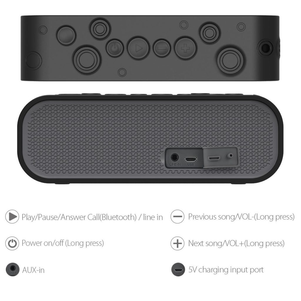 1byone Portable Waterproof Bluetooth Speaker Giveaway