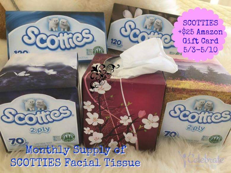 SCOTTIES Facial Tissue + $25 Amazon Gift Card Giveaway! 