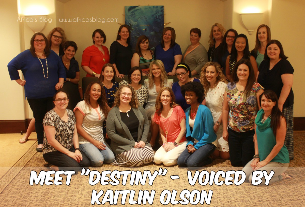 Kaitlin Olson - on being Destiny, on kids & being a working mom! #FindingDoryEvent