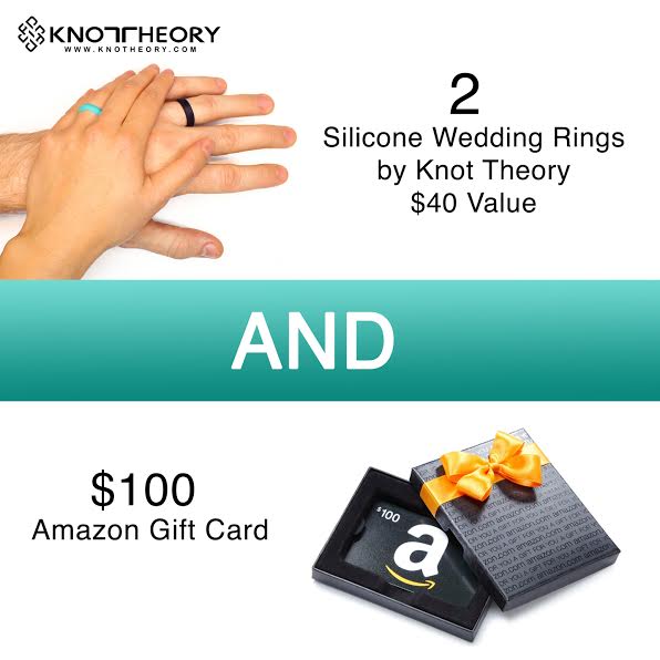 Knot Theory Silicone Wedding Rings and $100 Amazon Gift Card Giveaway