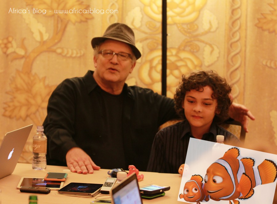 Speaking with Albert Brooks & Hayden Rolence AKA Marlin & Nemo #FindingDoryEvent