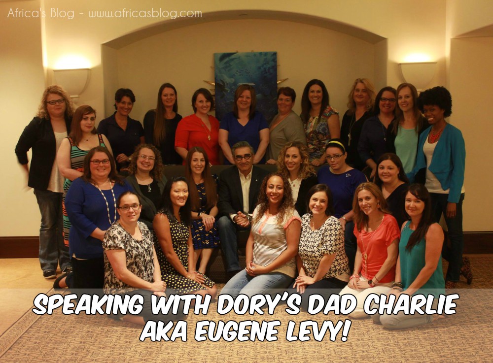 Speaking with Dory's Dad Charlie AKA Eugene Levy! #FindingDoryEvent