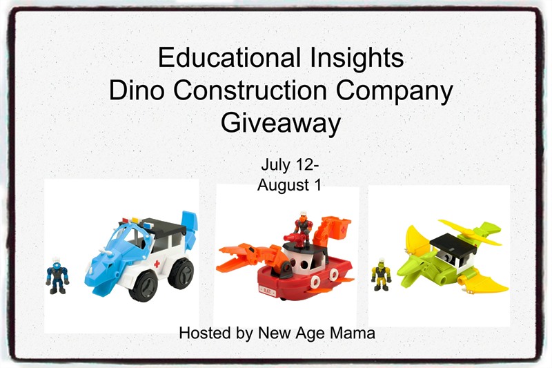 Educational Insights Dino Construction Company Giveaway