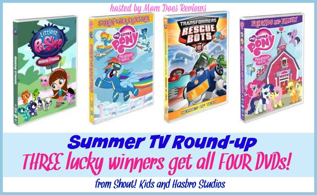 Summer TV Round-Up Kids DVD Giveaway!! THREE Winners!! (ends 7/10)
