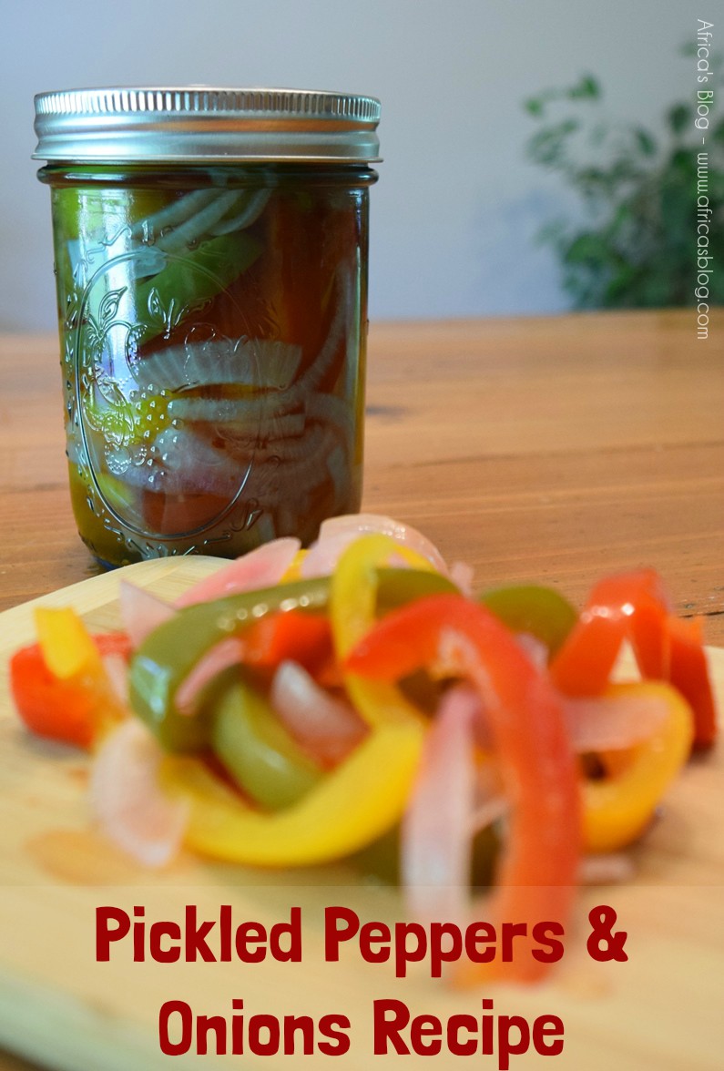 Pickled Peppers & Onions Recipe - display