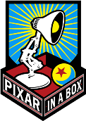 Pixar in a Box Logo