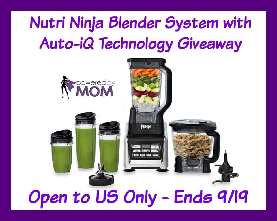 Nutri Ninja Blender System with Auto-iQ Technology Giveaway! Ends 9/19
