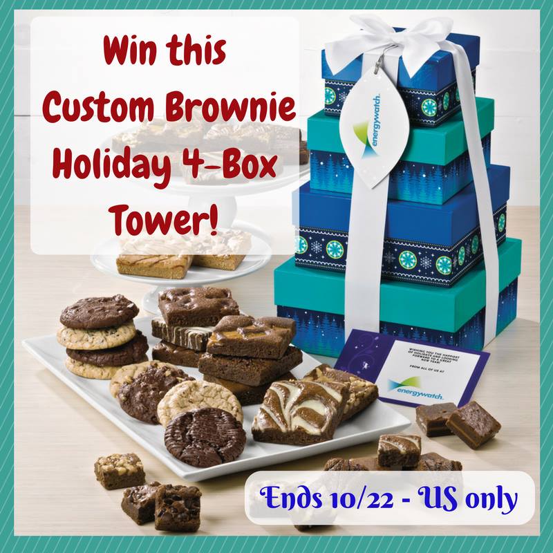 Fairytale Brownies - Custom Brownie Holiday 4-Box Tower Giveaway!!