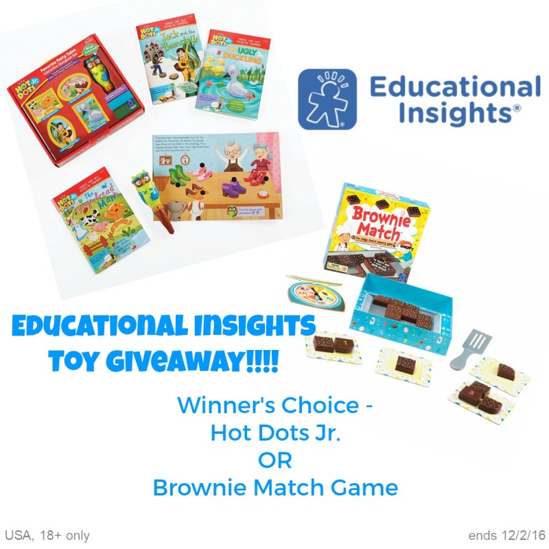 Educational Insights Toys Giveaway - Winners Choice!! (ends 12/2)