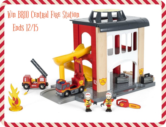 BRIO FIRE STATION PLAYSET Giveaway!! (ends 12/14)