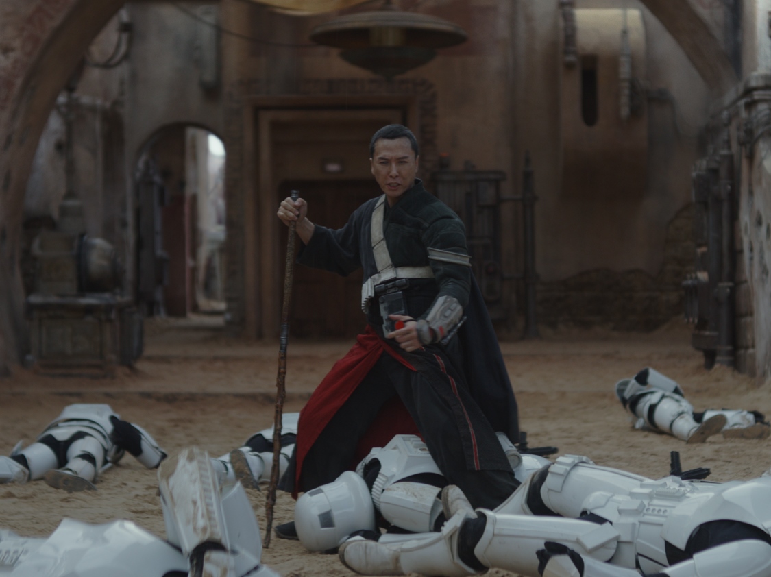 Donnie Yen on Rogue One, playing a blind spiritual warrior #RogueOneEvent