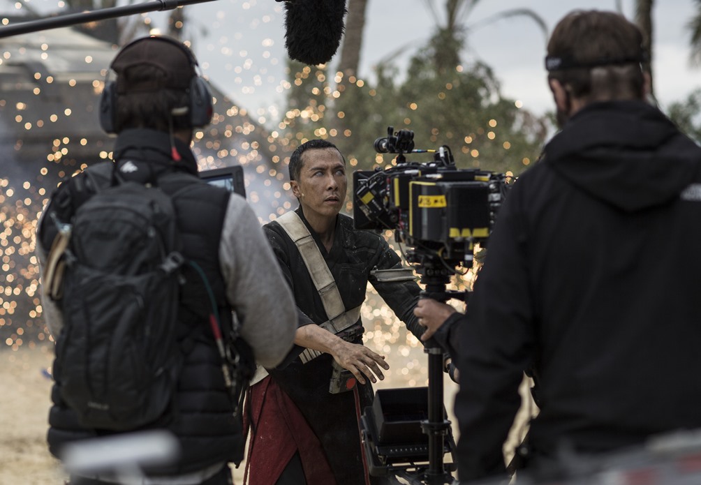 Donnie Yen on Rogue One, playing a blind spiritual warrior #RogueOneEvent