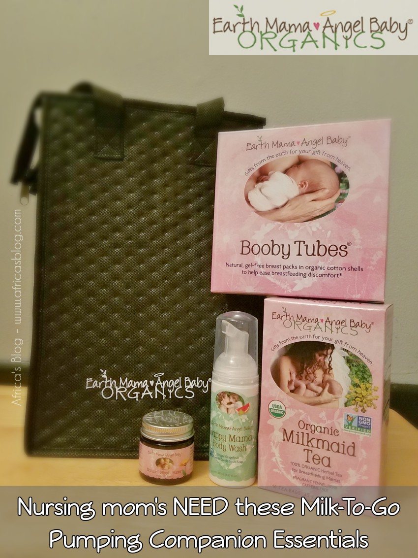 Earth Mama Angel Baby's Milk-To-Go Pumping Companion Essentials - for the nursing mom in your life!! #2016HGG