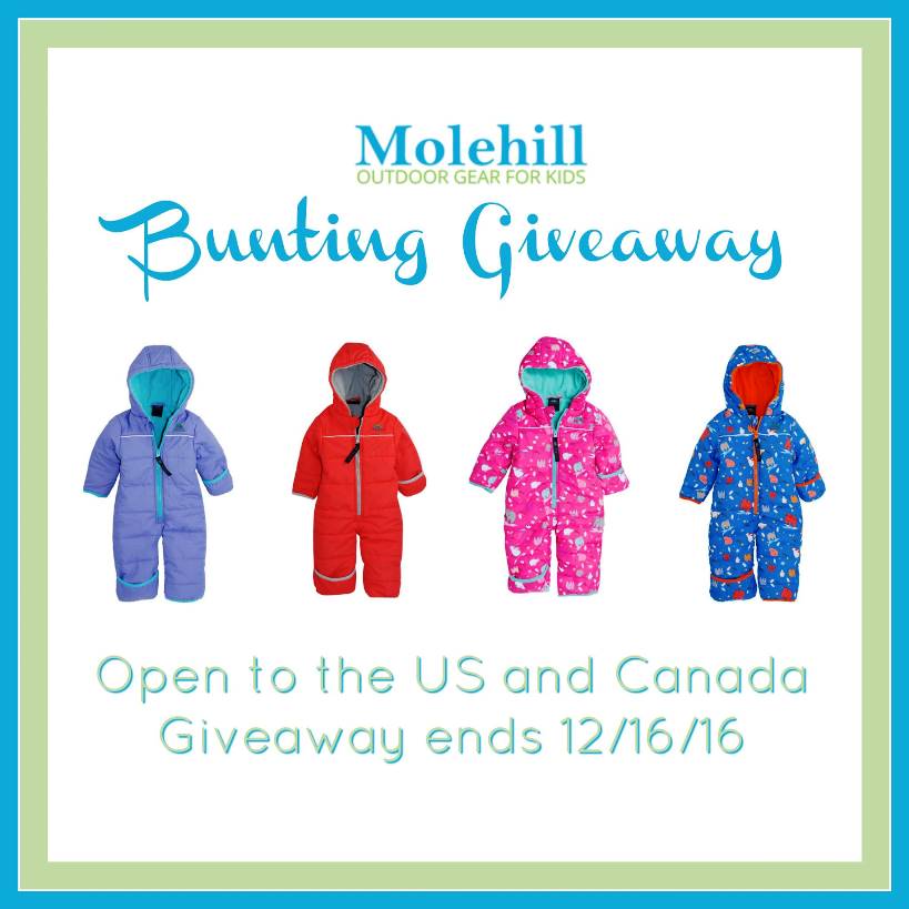 Molehill Mtn Bunting Giveaway - 3 winners, USA & CAN!!