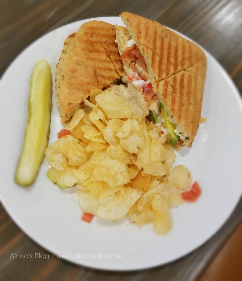 My 'go to' panini - the Chicken BLT with Avocado