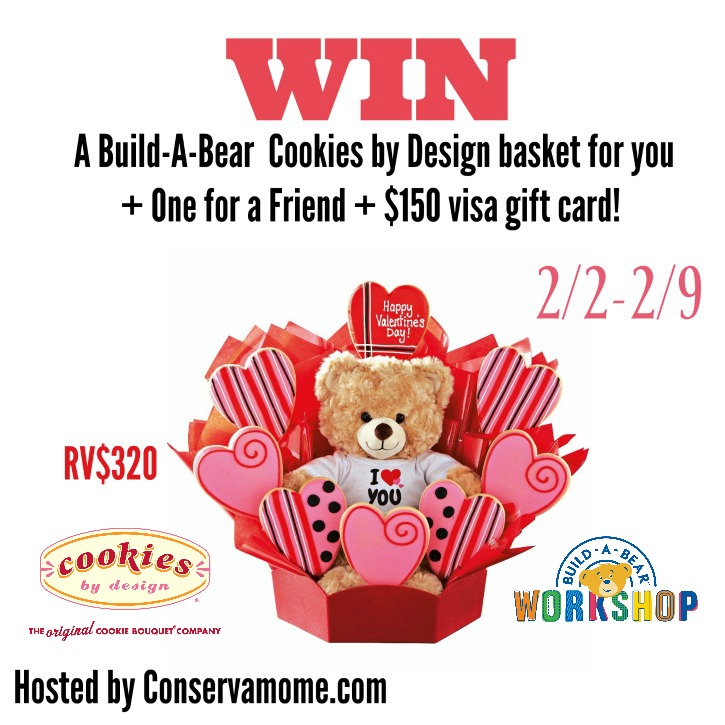 Build A Bear + Cookies By Design Giveaway!! (ends 2/9)