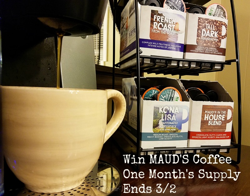 Maud's Coffee Giveaway - Win a month's coffee supply!!