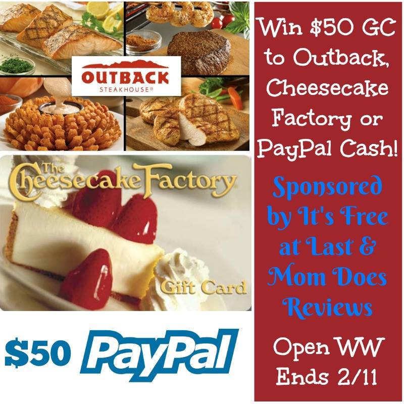 Twitter Celebration - $50 Gift Card OR PayPal Cash Giveaway!! WW (ends 2/11)