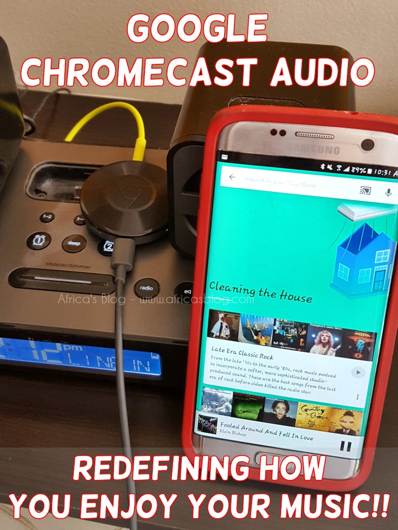 Google Chromecast Audio - redefining how you enjoy your music!