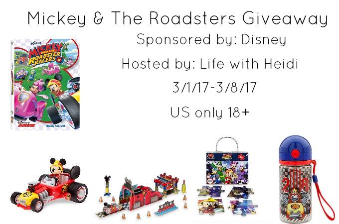 Mickey & The Roadsters Giveaway!! #MickeyRoadsterRacers (ends 3/8))