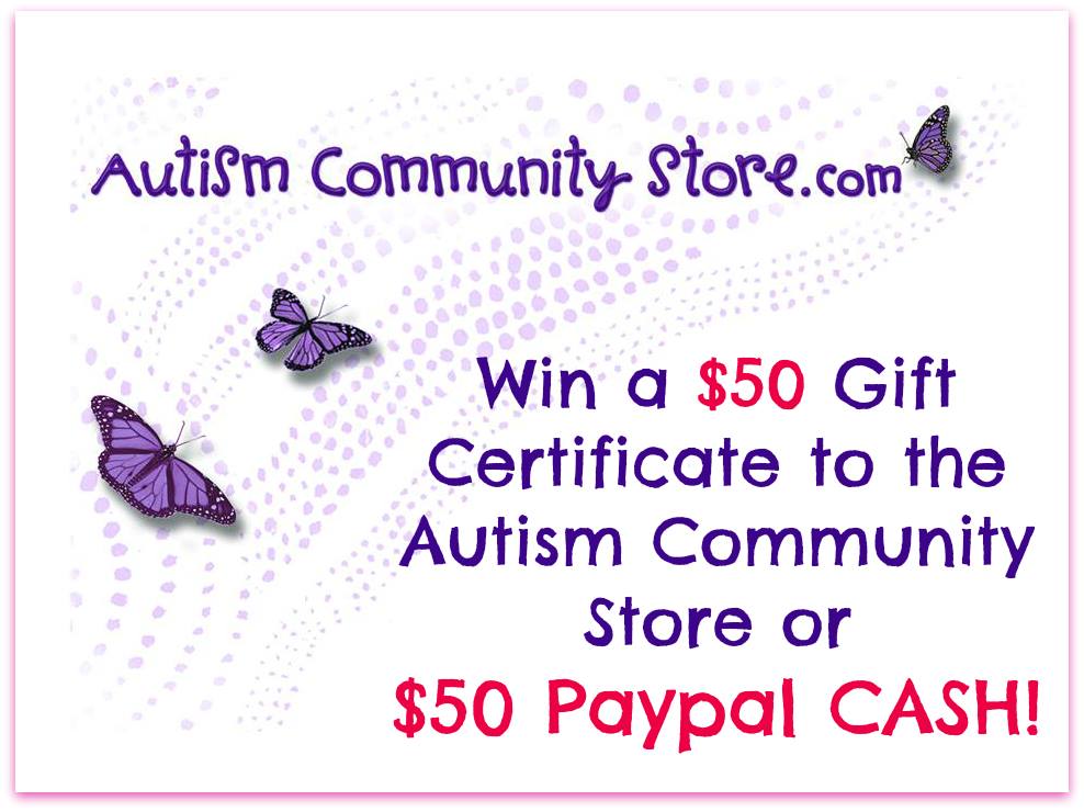 Autism Awareness Month - $50 Autism Community Store OR PayPal Giveaway!