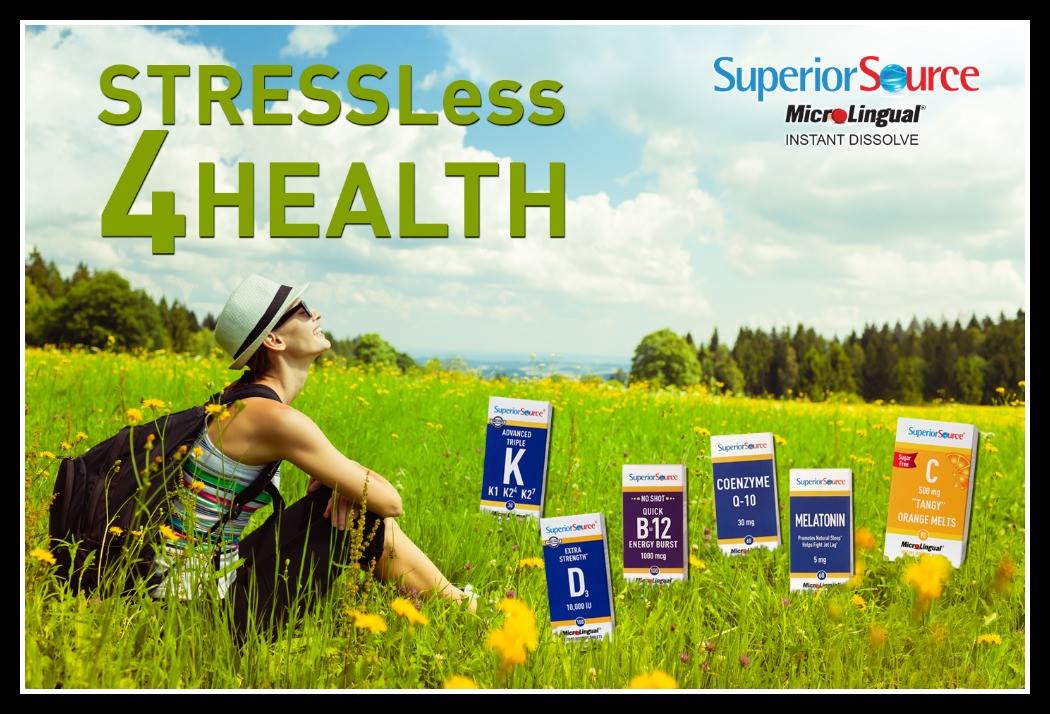 Superior Source Vitamins STRESSless 4 Health Giveaway!! (ends 4/26)