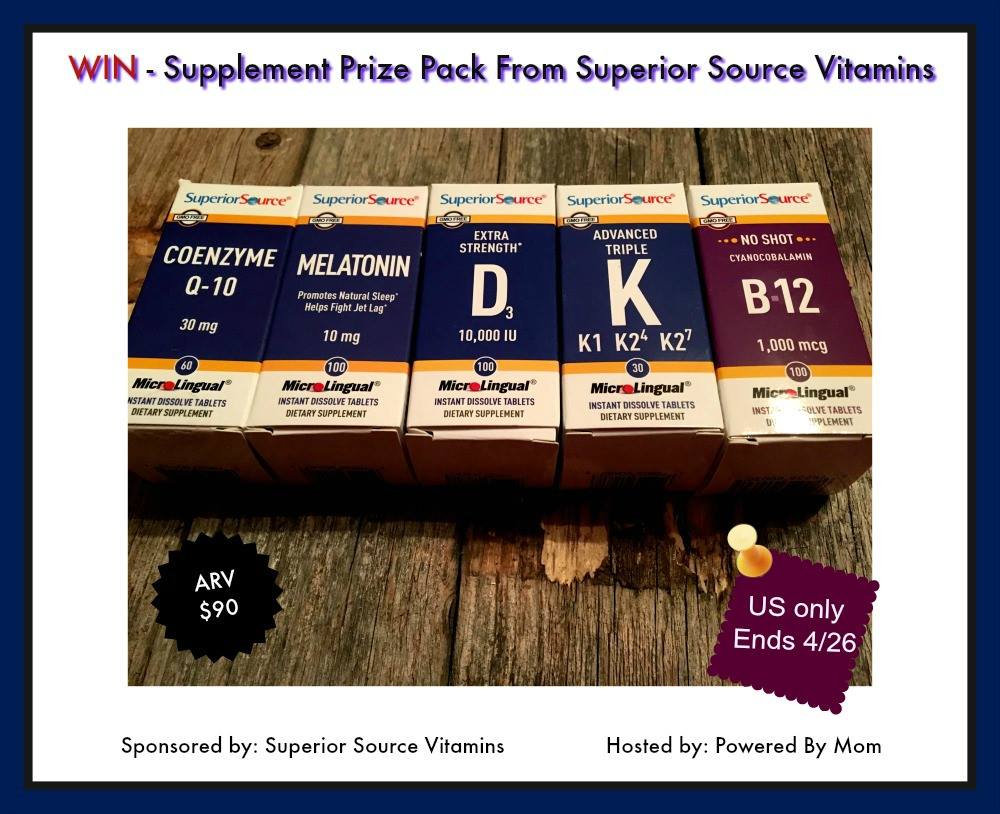 Superior Source Vitamins STRESSless 4 Health Giveaway!! (ends 4/26)