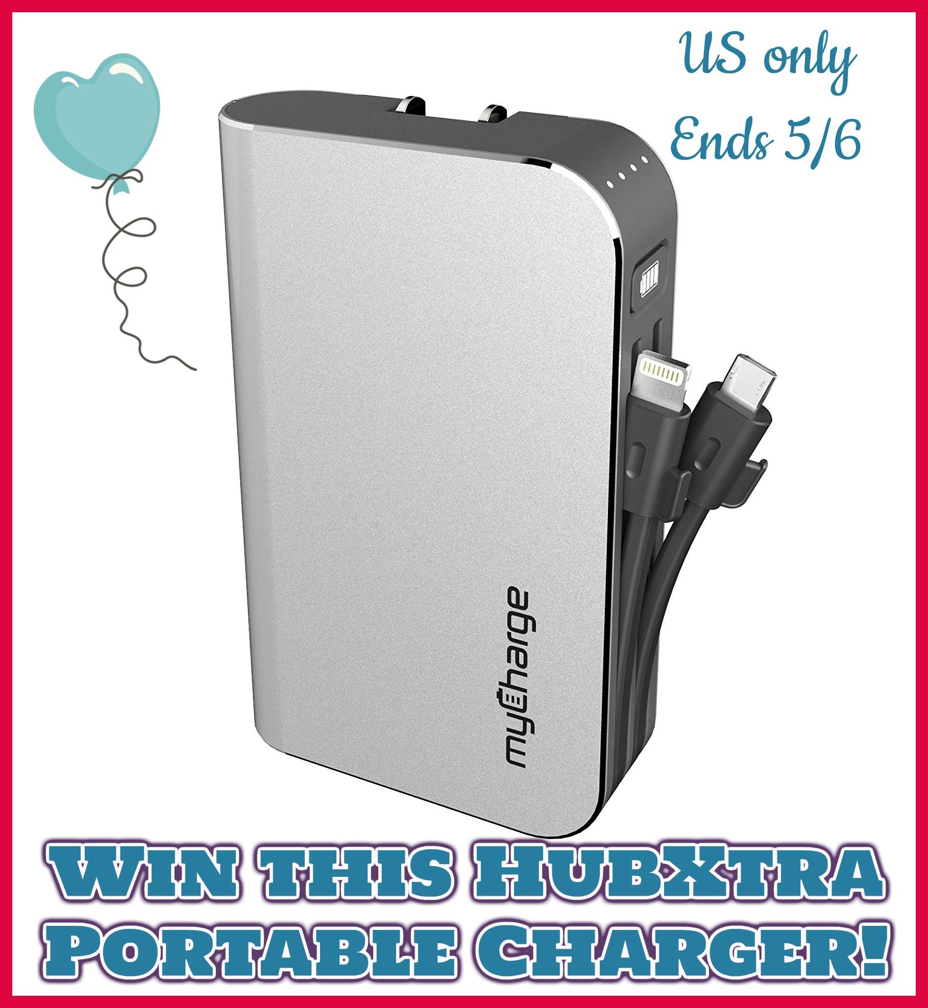 myCharge HubXtra Portable Charger Giveaway!!! (ends 5/6)
