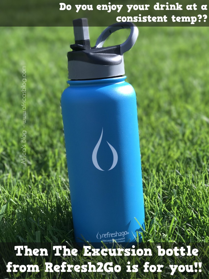 Stay Hydrated with the Refresh2Go Excursion Water Bottle this Summer!! #2017Spring