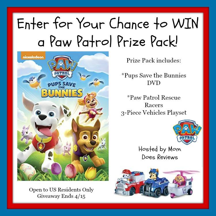 Paw Patrol Easter Basket Prize Pack Giveaway