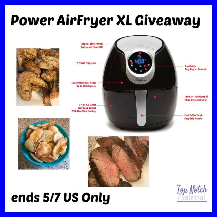 Power AirFryer XL Giveaway (ends 5/7)