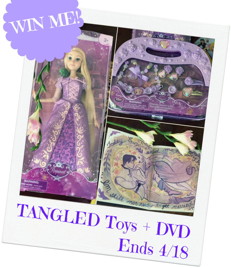 TANGLED Toys +DVD Giveaway!! #HeartThis (ends 4/18)