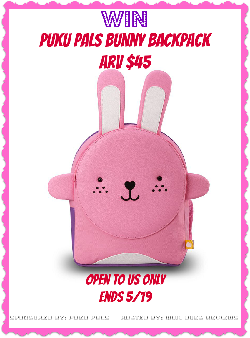 Puku Pals Bunny Backpack Giveaway!! (ends 5/19)