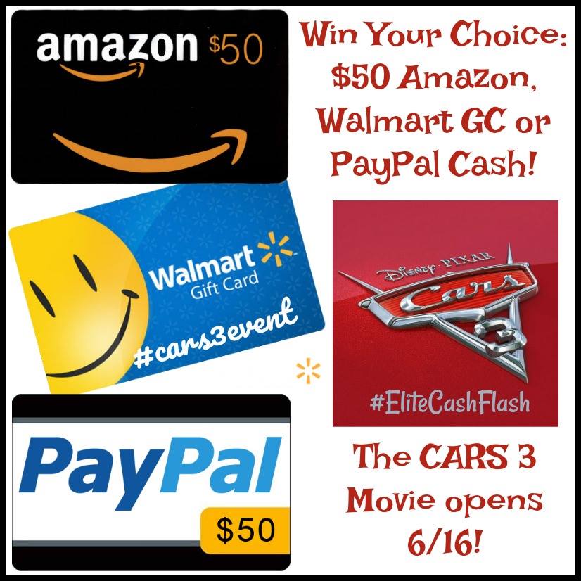 Cars 3 inspired $50 Giveaway