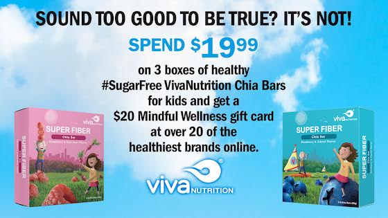 vivaNUTRITION Super Fiber Chia Bars & $50 Amazon GC Giveaway! (ends 7/10)
