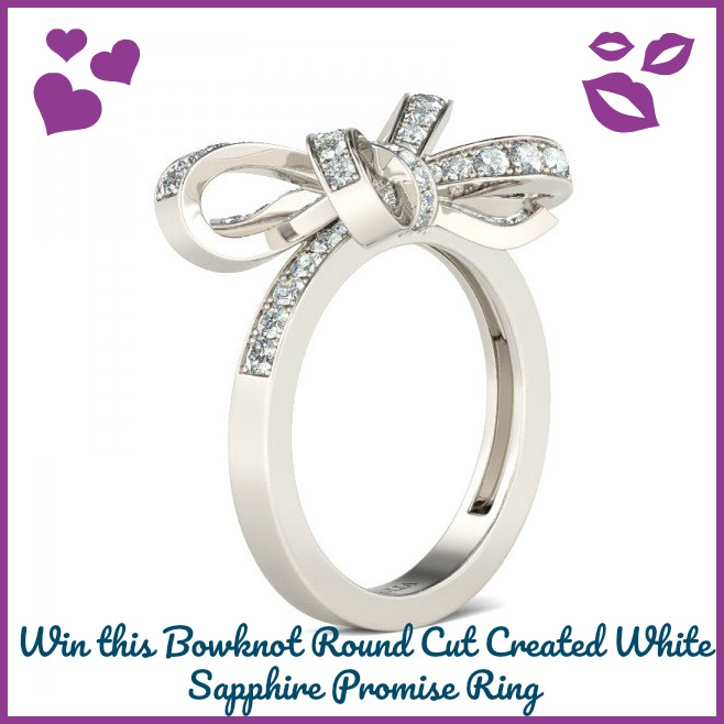 Jeulia Bowknot Sapphire Promise Ring Giveaway!! (ends 6/12)