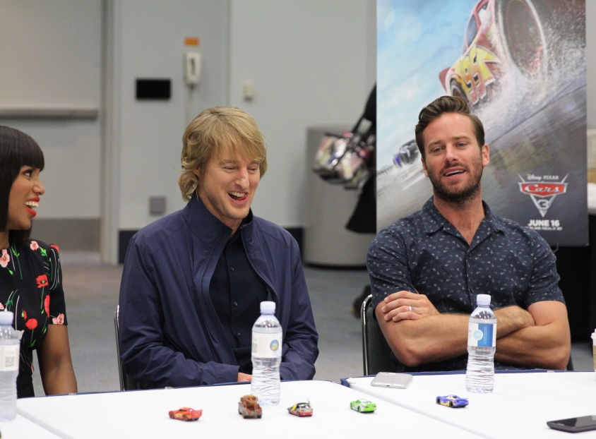 Laughing & Crying with the stars of Cars 3 – #Cars3Event!