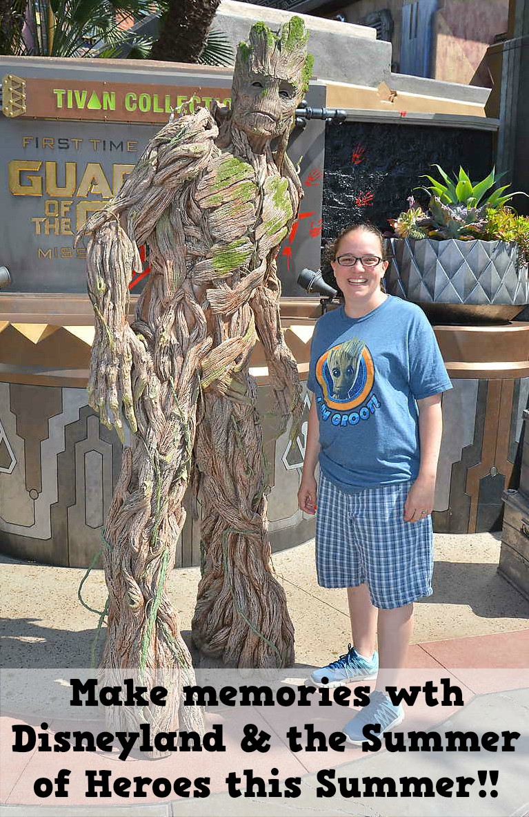 Experience a Summer of Heroes at Disneyland - I am Groot! #SummerofHeroes