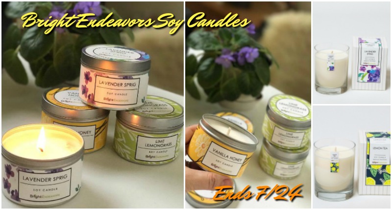 Bright Endeavors Candles Giveaway! (ends 7/24)