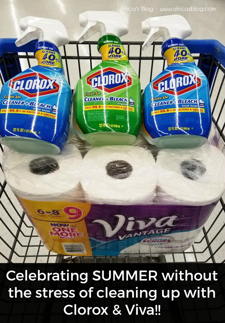 Celebrating SUMMER without the stress of cleaning up!! #UnleashTheCleanSquad