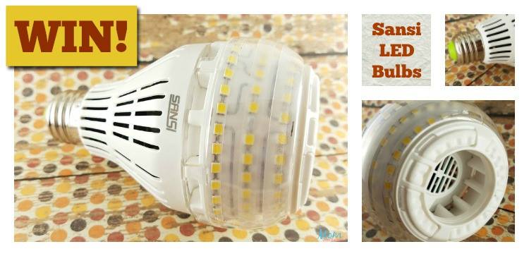 Sansi LED Bulbs Giveaway! (ends 9/14)
