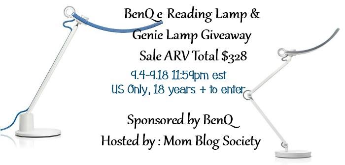 BenQ e-Reading Lamp and Genie Lamp Giveaway! (ends 9/18)